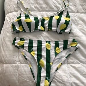 NWOT lemon bikini